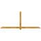 Ekena Millwork Eugene Rough Sawn Timber Gable Bracket, Western Red Cedar, 96"W x 40"H x 4"D x 4"F, 10/12 Pitch GBW096X40X0404EUG00RWR - alternate 1